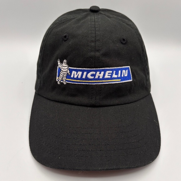 Vintage Michelin Tires Michelin Man Embroidered Logo Collectible Baseball Hat - Picture 1 of 10